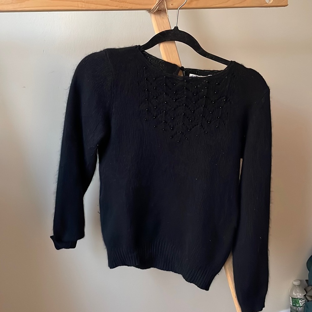 Black Wool Sweater